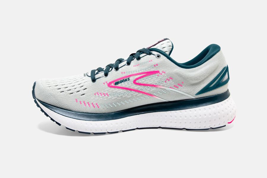 Brooks Glycerin 19 Road Löparskor Dam - Vita/Rosa - 9513-YEAIB